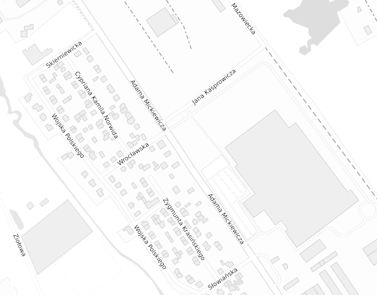 Mapa z adresem organizacji