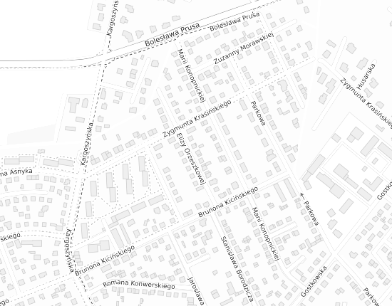 Mapa z adresem organizacji