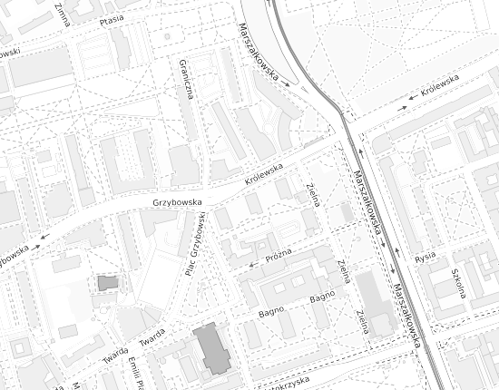 Mapa z adresem organizacji