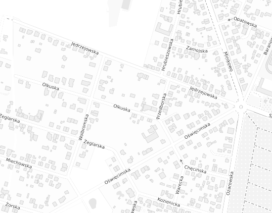 Mapa z adresem organizacji