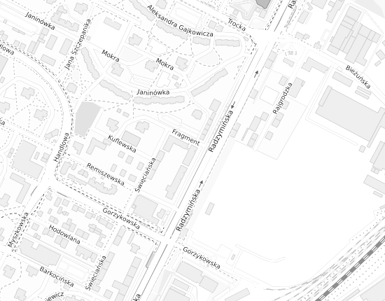 Mapa z adresem organizacji