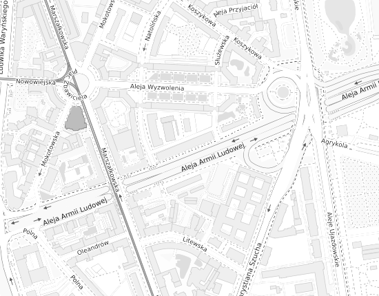 Mapa z adresem organizacji