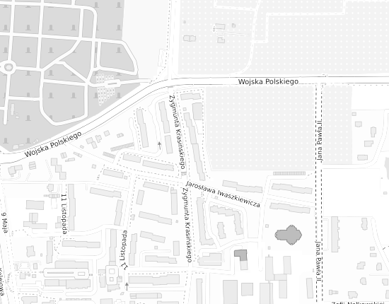 Mapa z adresem organizacji