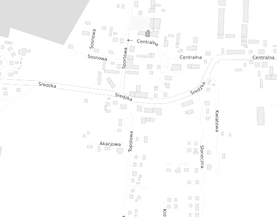 Mapa z adresem organizacji