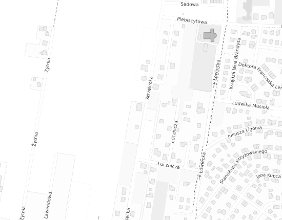Mapa z adresem organizacji