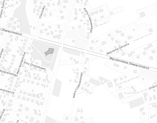 Mapa z adresem organizacji