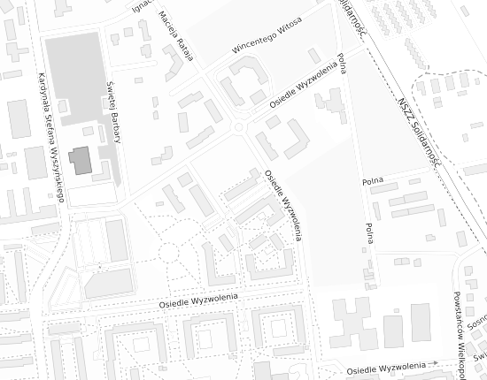 Mapa z adresem organizacji