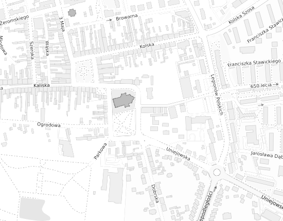 Mapa z adresem organizacji
