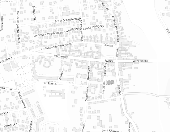 Mapa z adresem organizacji