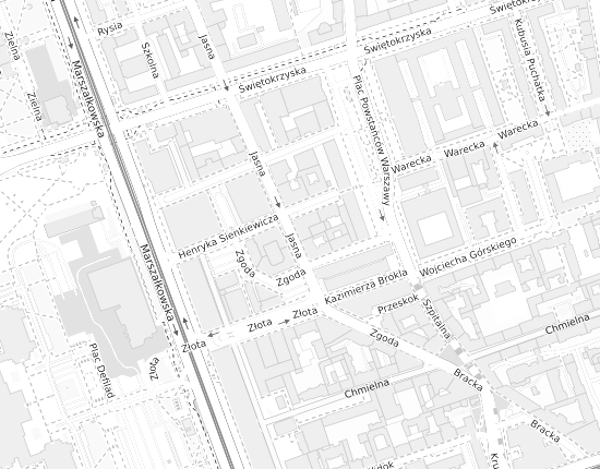 Mapa z adresem organizacji