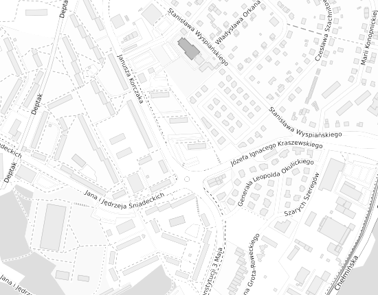 Mapa z adresem organizacji