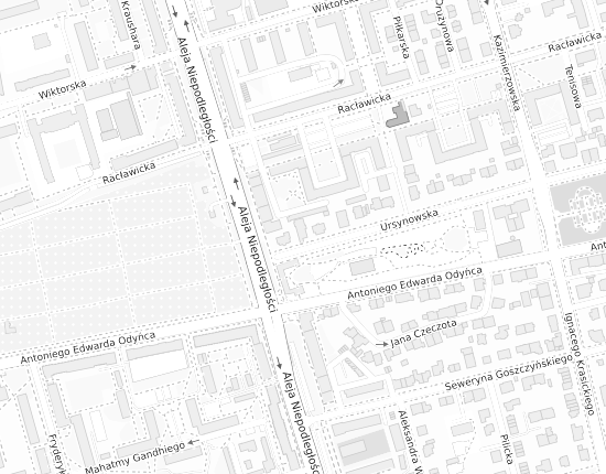 Mapa z adresem organizacji