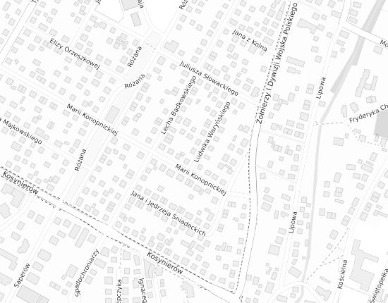 Mapa z adresem organizacji