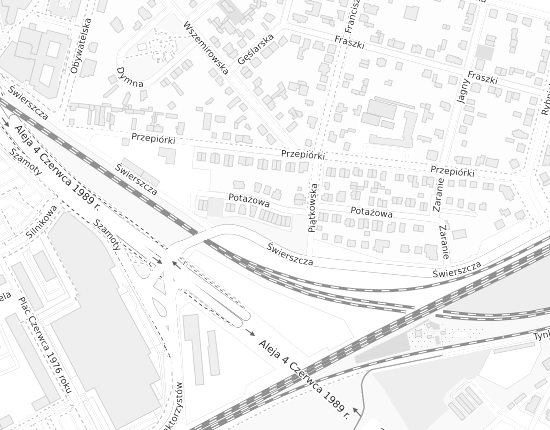 Mapa z adresem organizacji