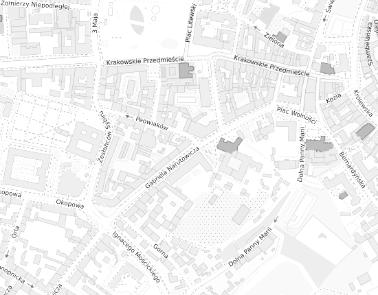 Mapa z adresem organizacji