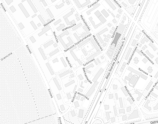 Mapa z adresem organizacji