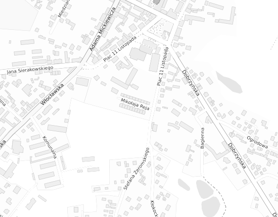 Mapa z adresem organizacji