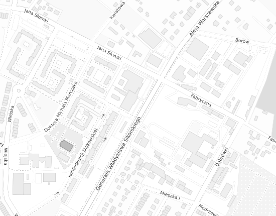 Mapa z adresem organizacji