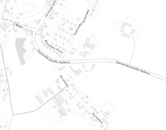 Mapa z adresem organizacji