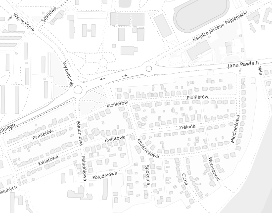 Mapa z adresem organizacji