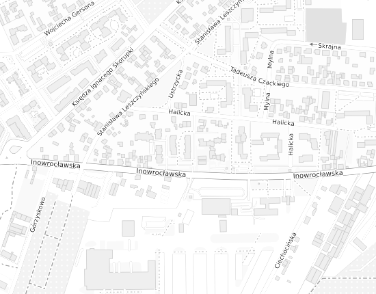 Mapa z adresem organizacji