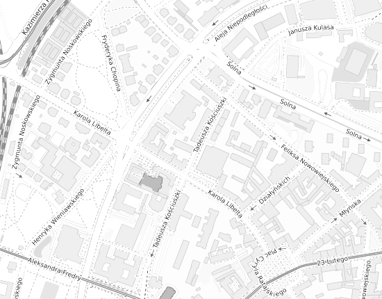 Mapa z adresem organizacji