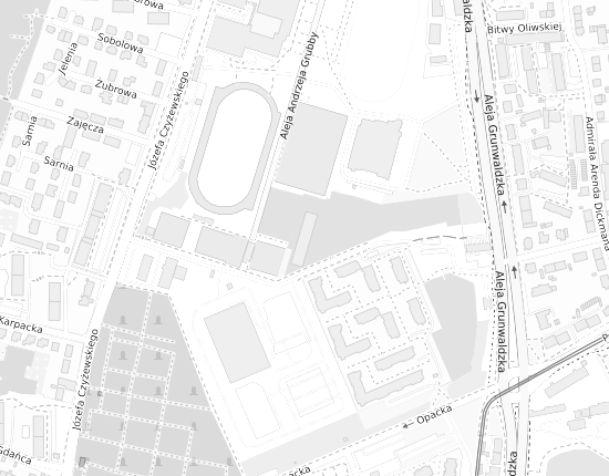 Mapa z adresem organizacji
