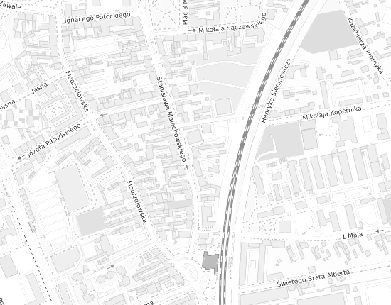 Mapa z adresem organizacji