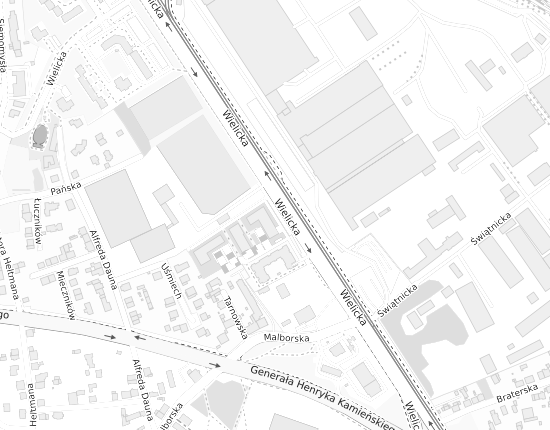 Mapa z adresem organizacji