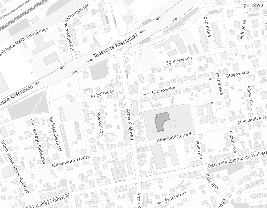 Mapa z adresem organizacji