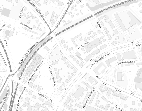 Mapa z adresem organizacji