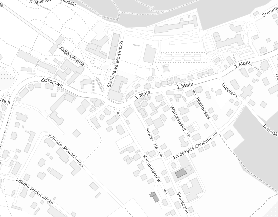 Mapa z adresem organizacji