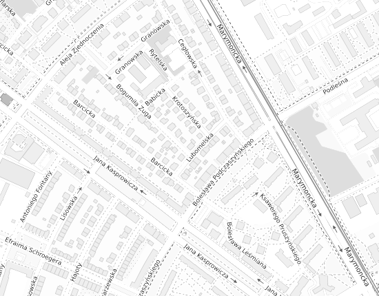 Mapa z adresem organizacji