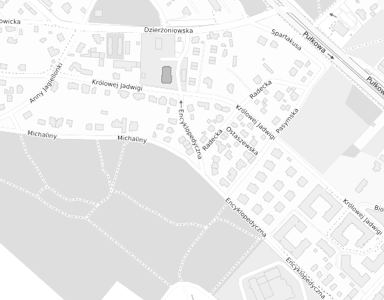 Mapa z adresem organizacji