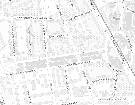 Mapa z adresem organizacji