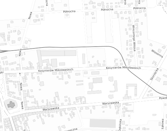 Mapa z adresem organizacji