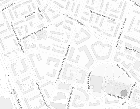 Mapa z adresem organizacji
