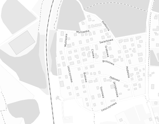 Mapa z adresem organizacji