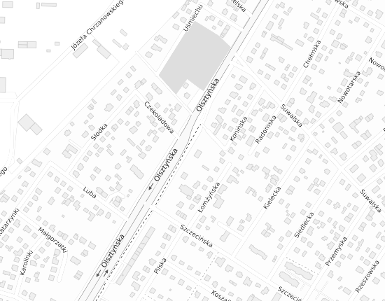 Mapa z adresem organizacji