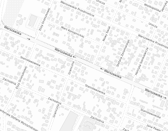Mapa z adresem organizacji