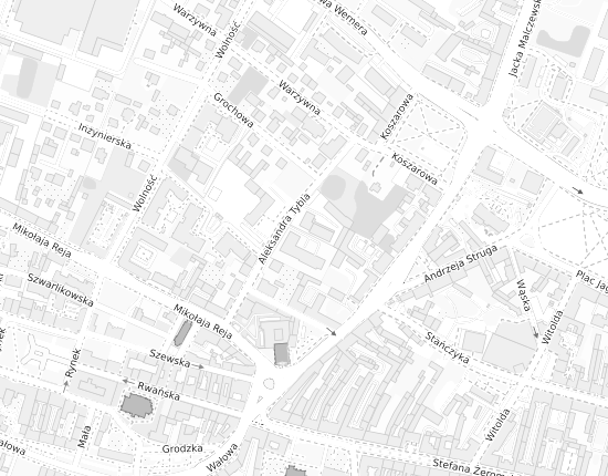 Mapa z adresem organizacji