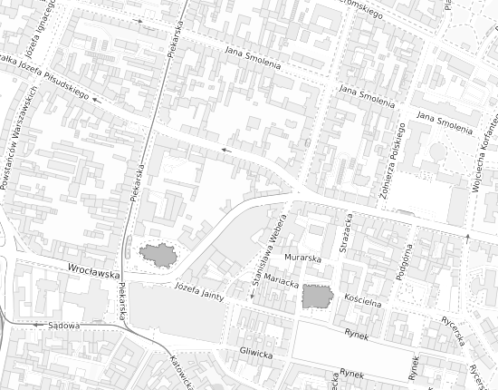Mapa z adresem organizacji
