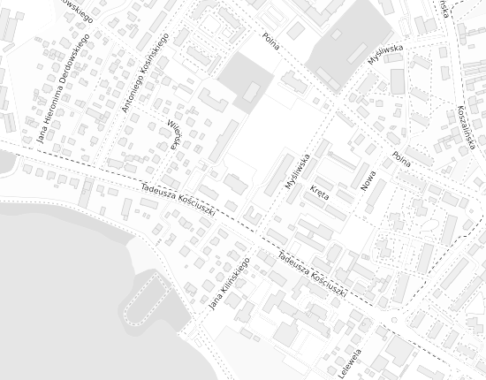 Mapa z adresem organizacji