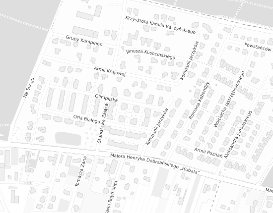 Mapa z adresem organizacji