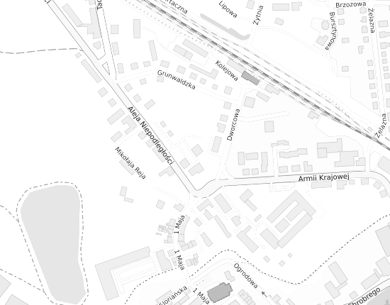 Mapa z adresem organizacji