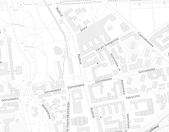 Mapa z adresem organizacji