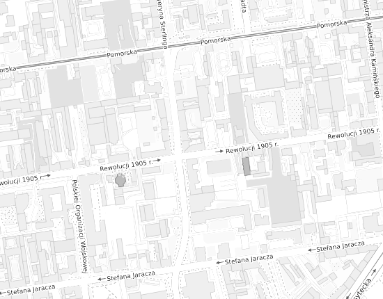 Mapa z adresem organizacji