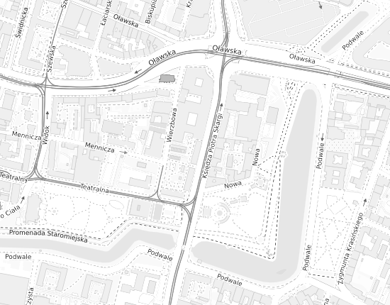 Mapa z adresem organizacji