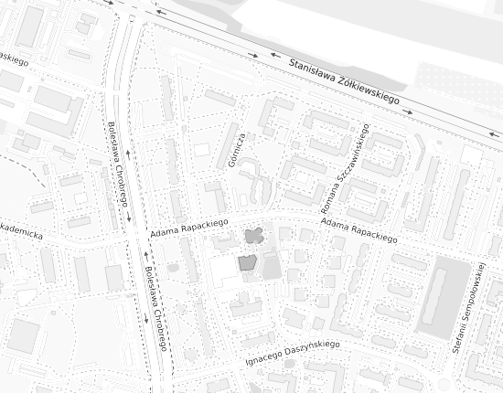 Mapa z adresem organizacji