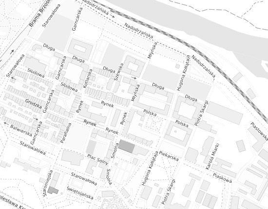 Mapa z adresem organizacji